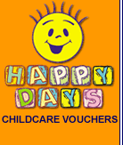 happy days childcare vouchers